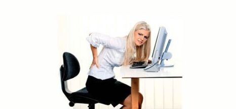 Osteochondrose der statischen Arbeit