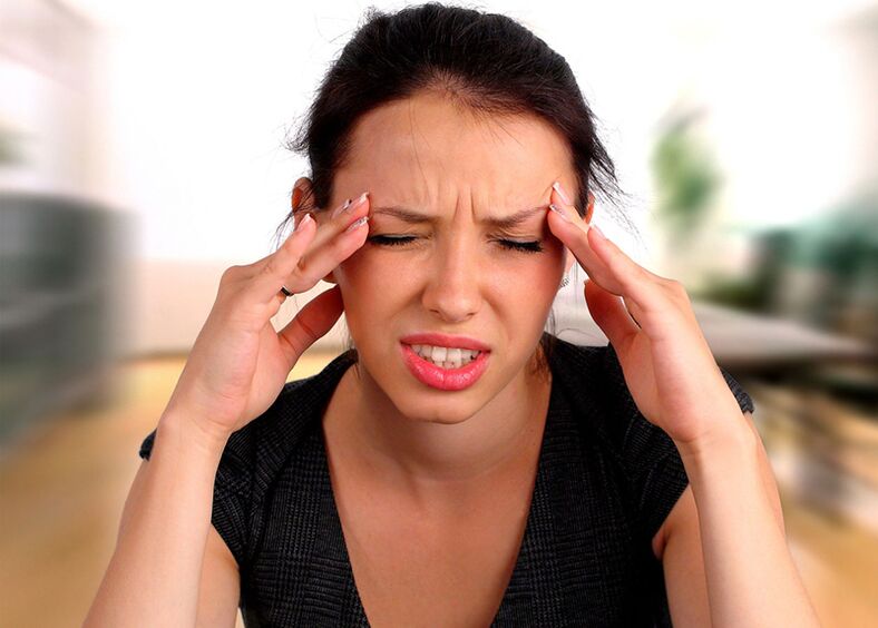 Schwindel mit zervikaler Osteochondrose